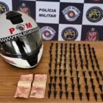 Rocam prende homem por tráfico de drogas no bairro Água Branca, em Araçatuba