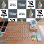 Rocam de Birigui desmantela ponto de tráfico no Crevelaro e prende dupla com apoio do Águia