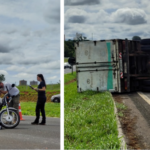 Dois acidentes são registrados na Marechal Rondon; motociclista fica ferida