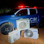 GCM recupera ar-condicionados furtados de agência bancária após denúncia em Birigui
