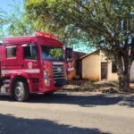 Incêndio de grandes proporções destrói residência no bairro Novo Jardim Stabile em Birigui