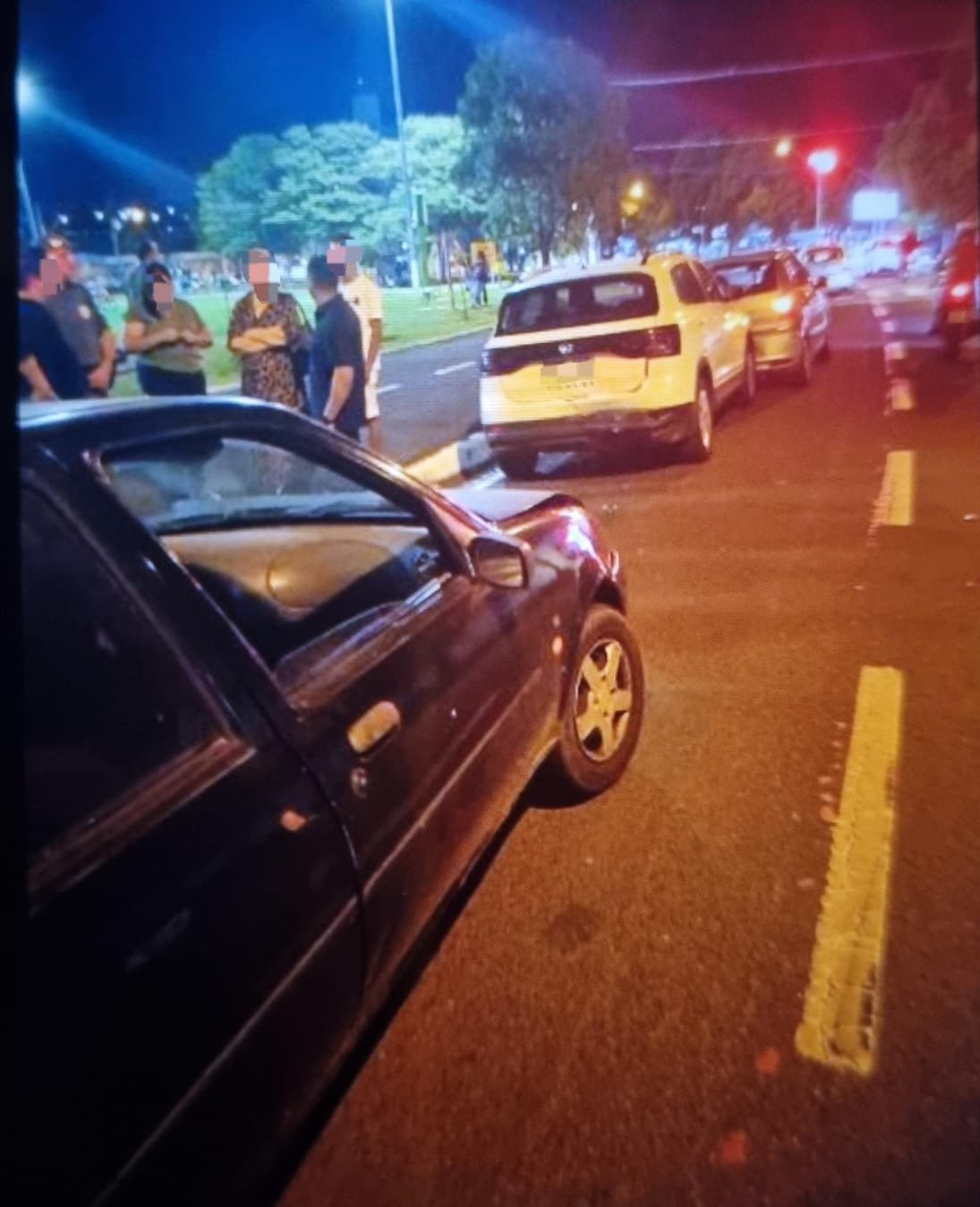 Motorista embriagado provoca engavetamento perto do Parque do Povo, em Birigui