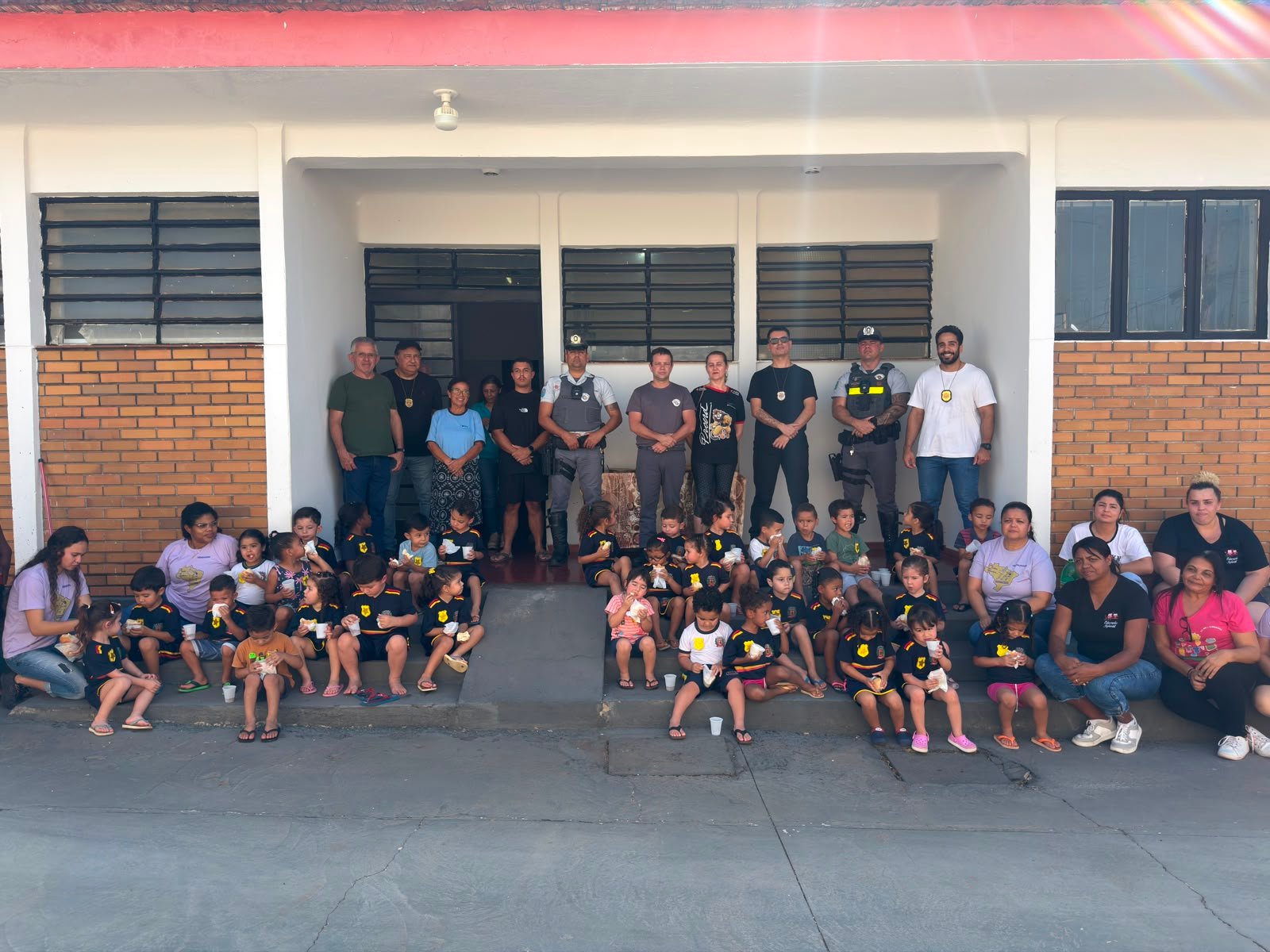 Projeto leva crianças para conhecer as forças de segurança em Braúna