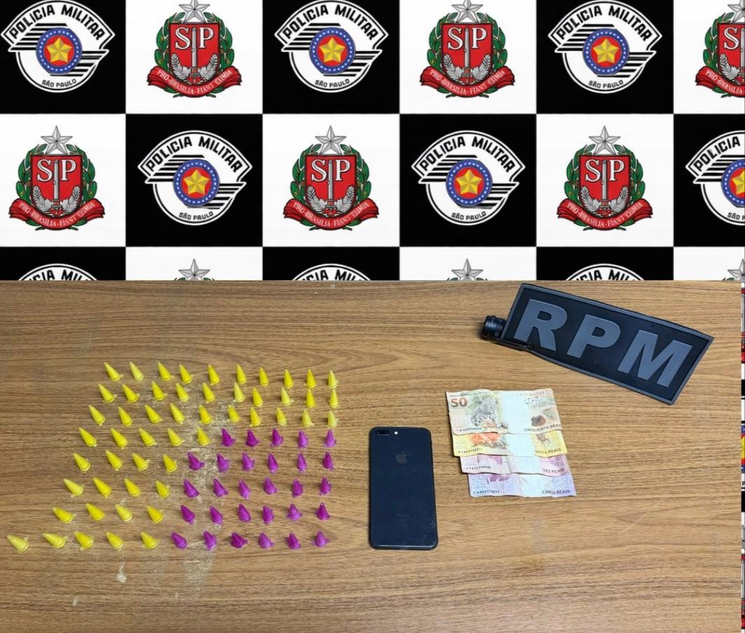 Adolescente é apreendido com 81 microtubos de cocaína no São José, em Araçatuba
