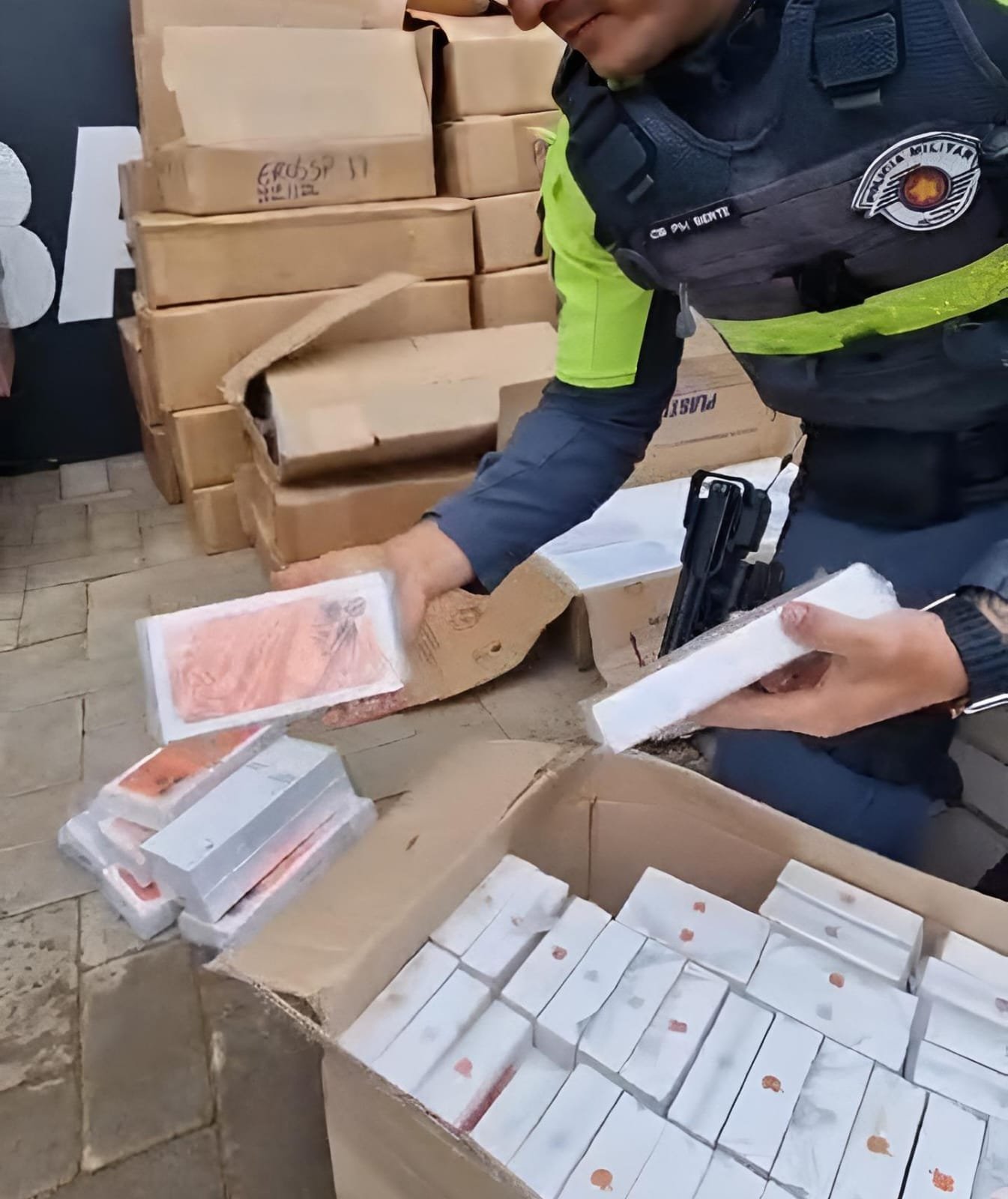 Operação da TOR apreende 2,5 mil celulares e 54 kg de droga na Marechal Rondon