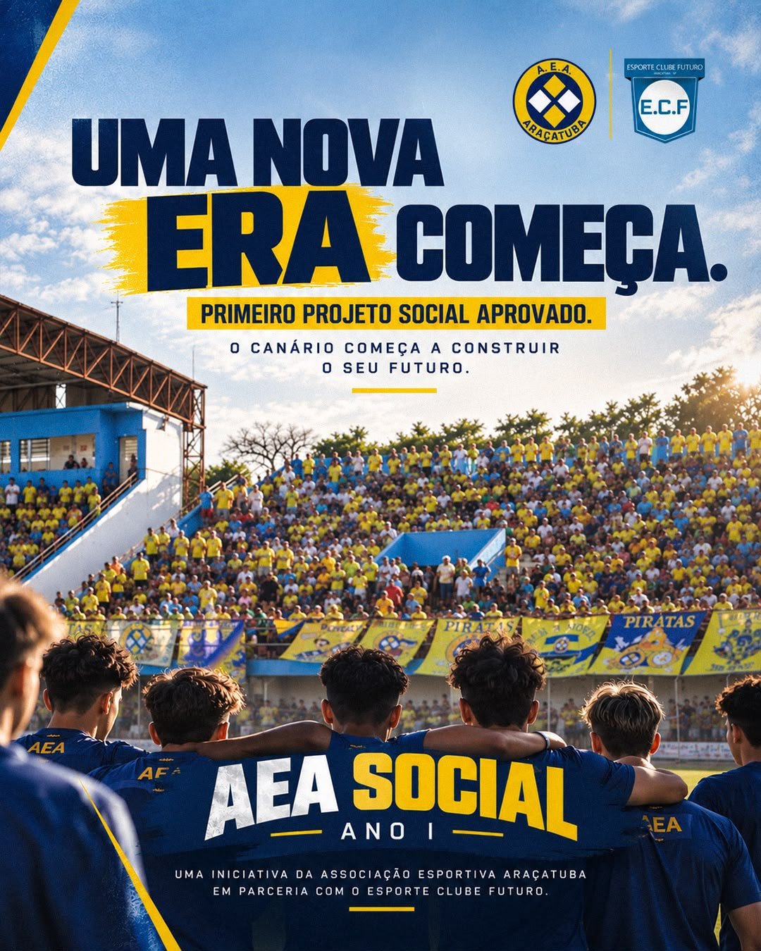 Projeto social da AEA vai formar 60 jovens no futebol em Araçatuba