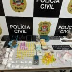 Polícia Civil prende três pessoas por tráfico de drogas durante operação em Valparaíso